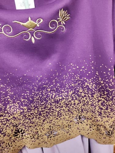 Girls' Disney Jasmine Adaptive Dress - Purple XL - Disney Store - Thumbnail 3