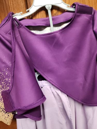 Girls' Disney Jasmine Adaptive Dress - Purple M - Disney Store - Thumbnail 7