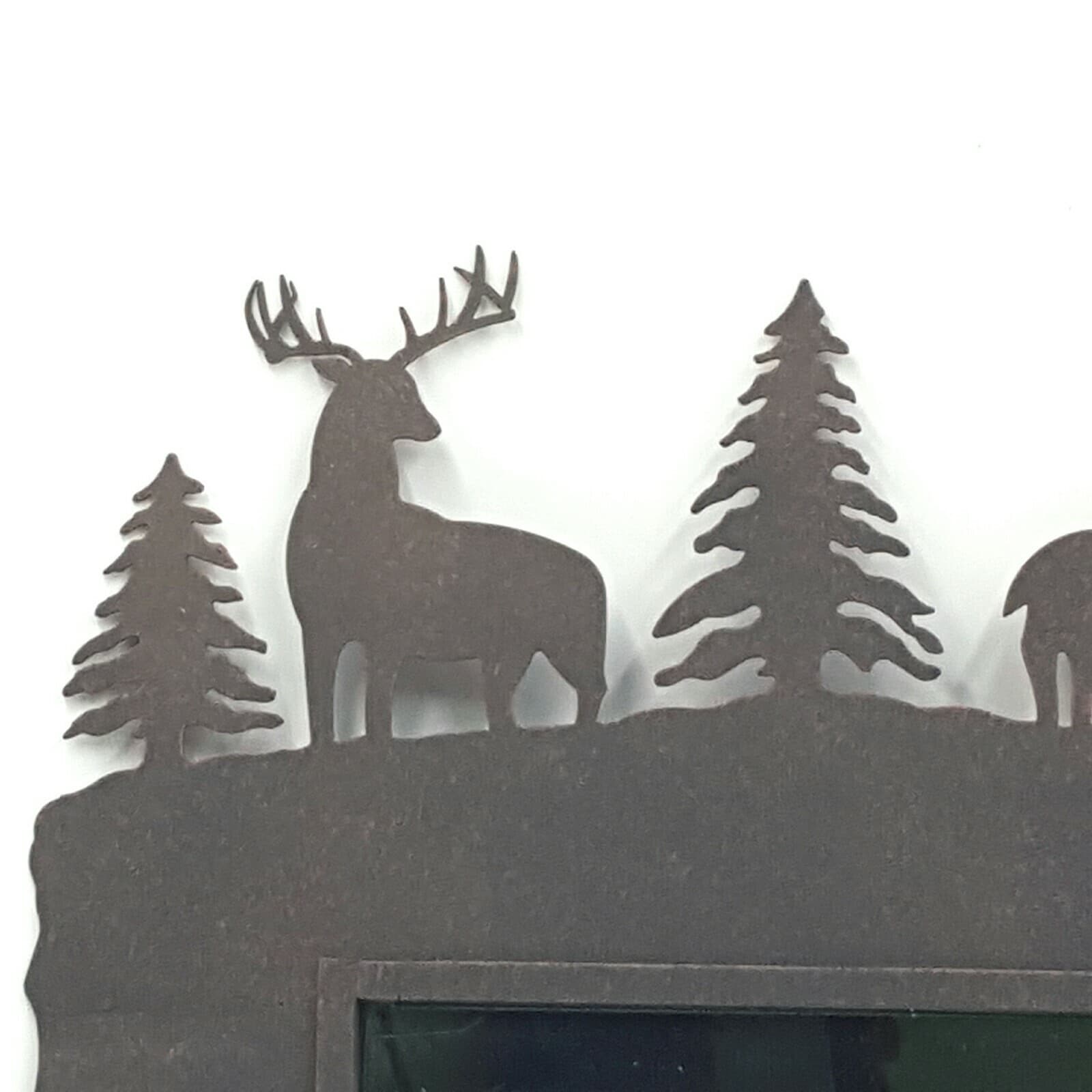 Gift Rustic Home Decor Deer Themed Mirror Dennis East Island Creek New Hanging - Thumbnail 4