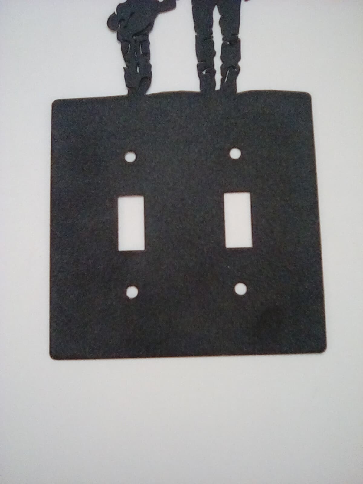 Double Switch Plate Cover Cowboy Son Metal Farm Cabin Ranch Lodge Rustic New - Thumbnail 4