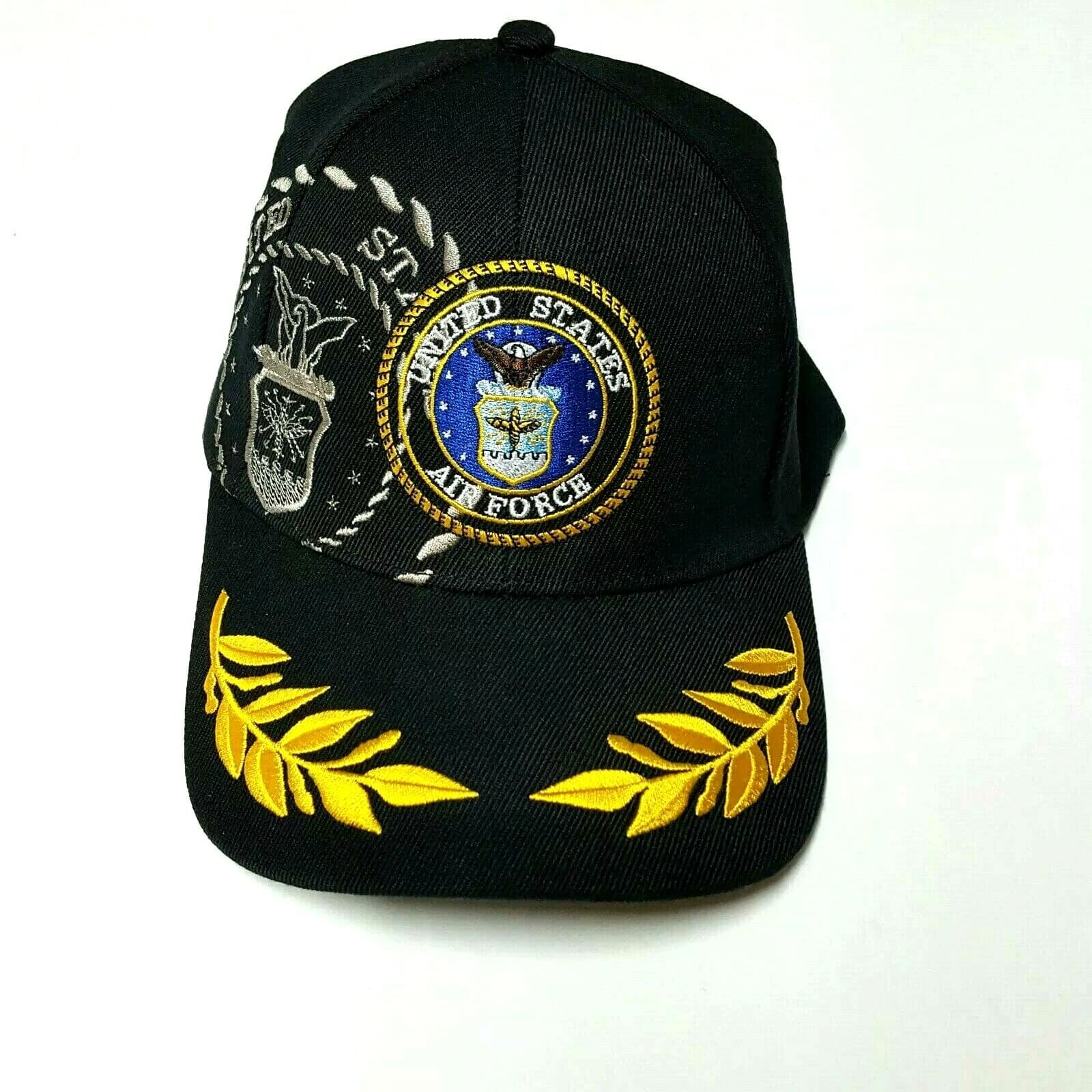 US Air Force Emblem Baseball Ball Cap Hat Camo Brown Military Adjustable C1 - Thumbnail 9