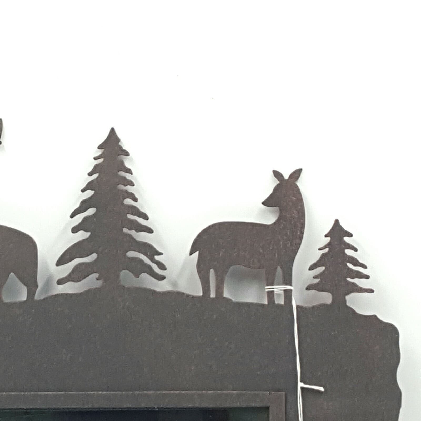 Gift Rustic Home Decor Deer Themed Mirror Dennis East Island Creek New Hanging - Thumbnail 3