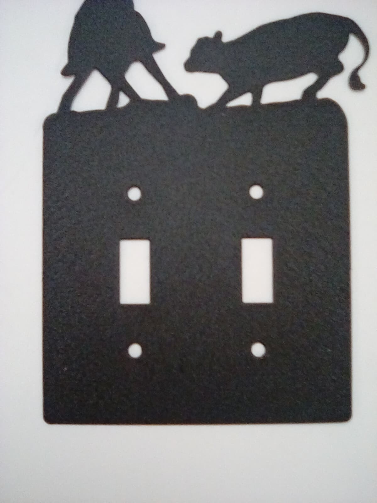 Double Switch Plate Cover Cowboy Horse Roundup Farm Cabin Ranch Lodge Rustic New - Thumbnail 5