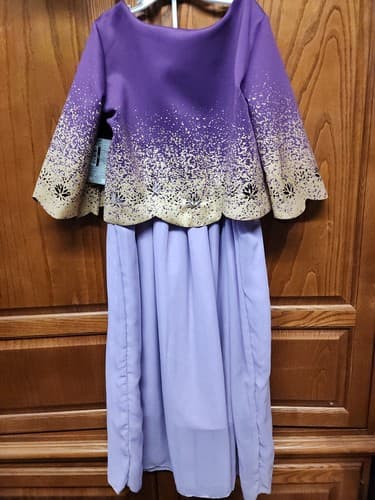 Girls' Disney Jasmine Dress - Purple Size 13- Disney Store - Thumbnail 7