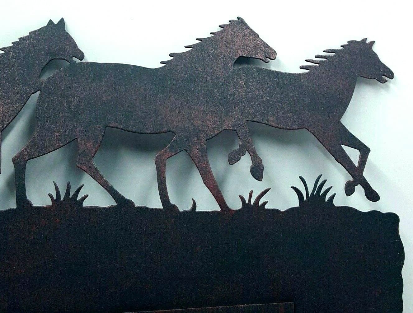 Gift Rustic Home Decor Running Mustang Horse Mirror Dennis East New Hanging - Thumbnail 3