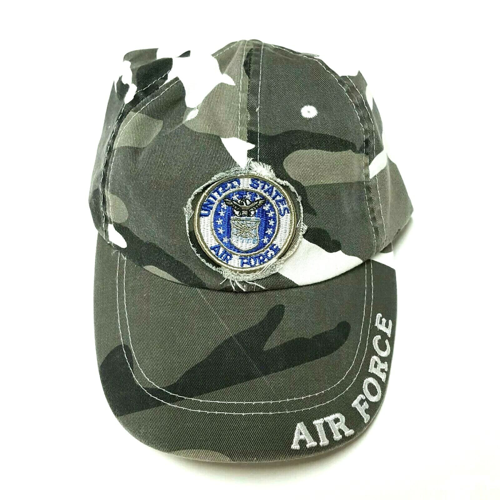 US Air Force Emblem Baseball Ball Cap Hat Camo Brown Military Adjustable C1 - Thumbnail 3