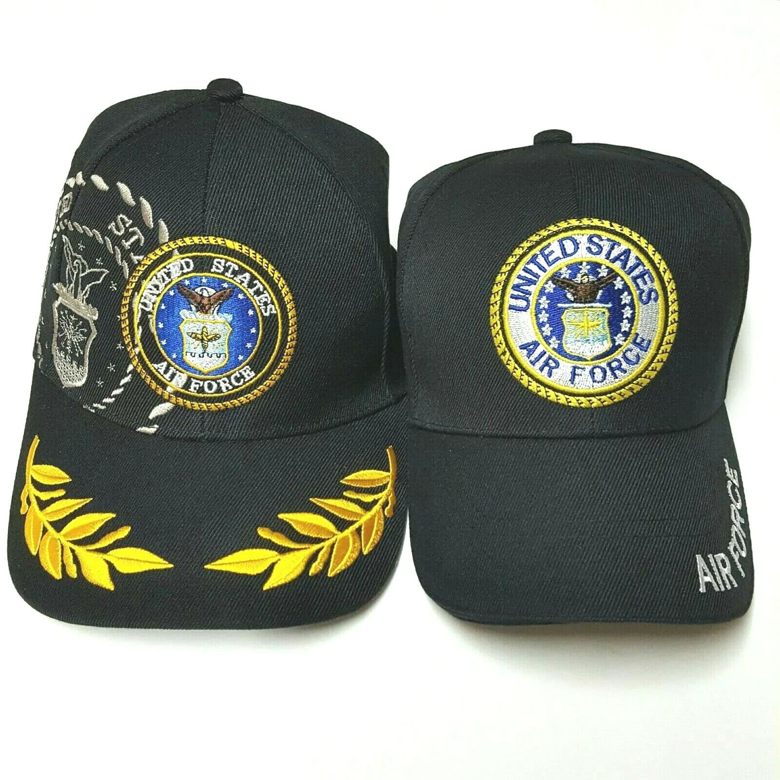 US Air Force Emblem Baseball Ball Cap Hat Camo Brown Military Adjustable C1 - Thumbnail 8