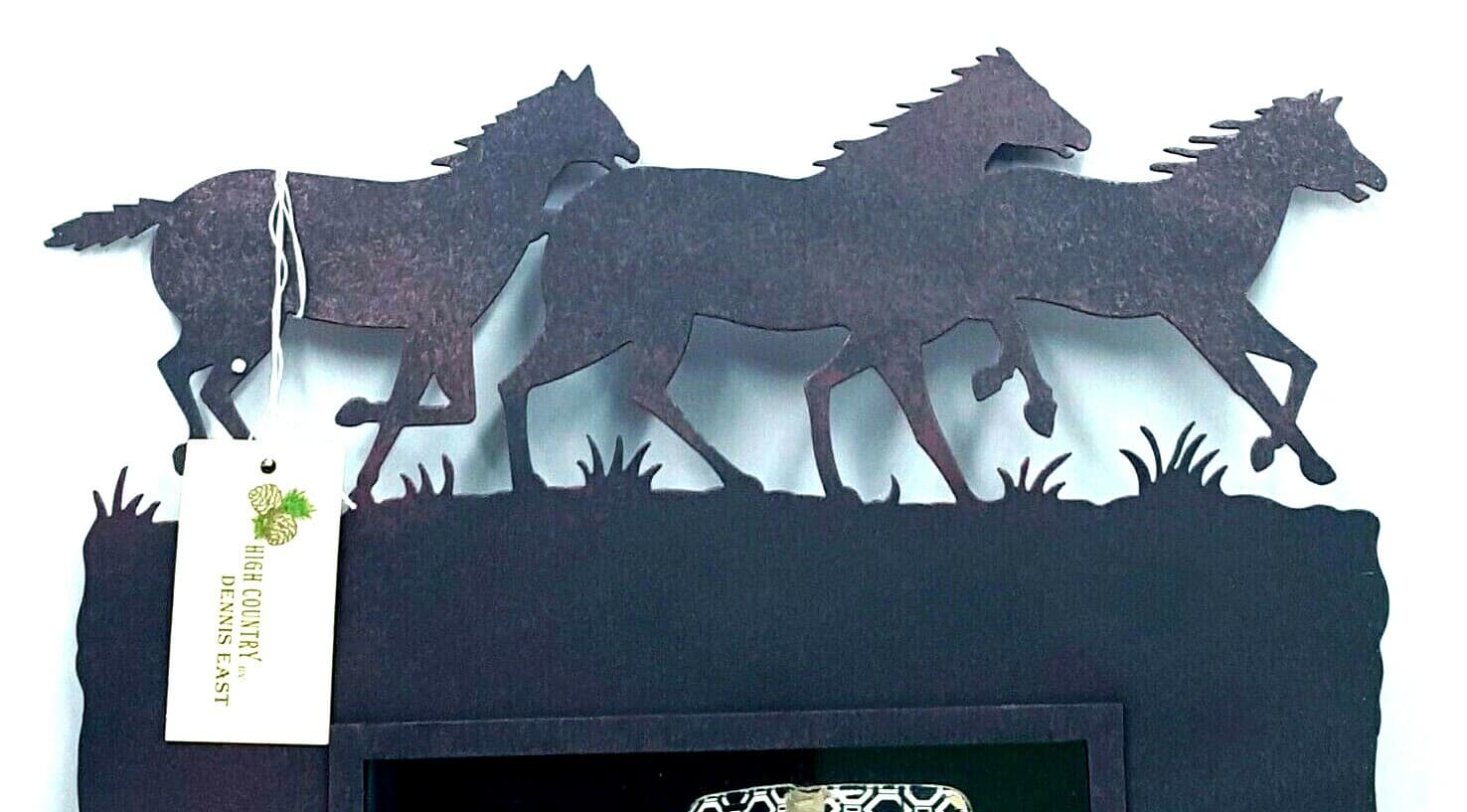 Gift Rustic Home Decor Running Mustang Horse Mirror Dennis East New Hanging - Thumbnail 8