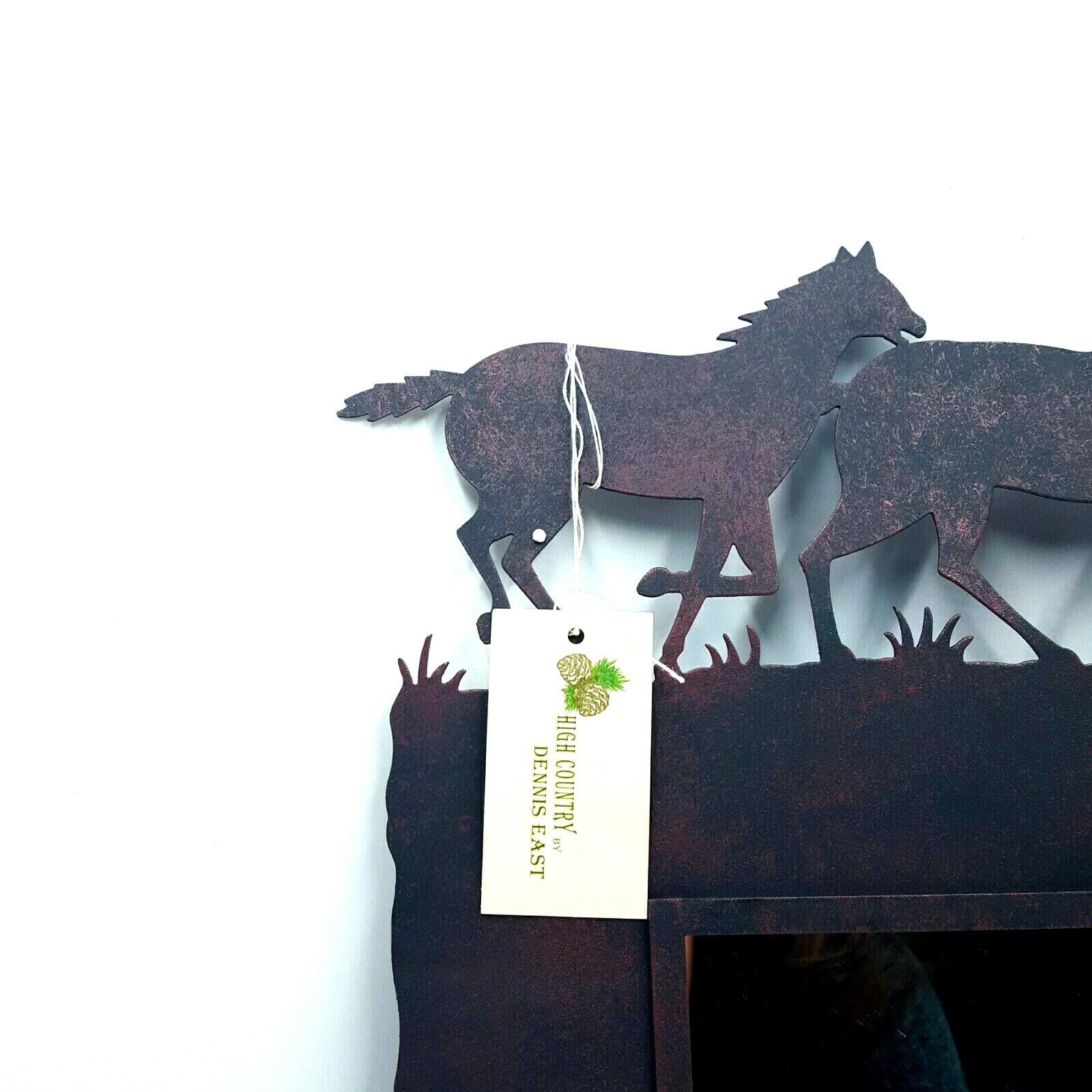 Gift Rustic Home Decor Running Mustang Horse Mirror Dennis East New Hanging - Thumbnail 4