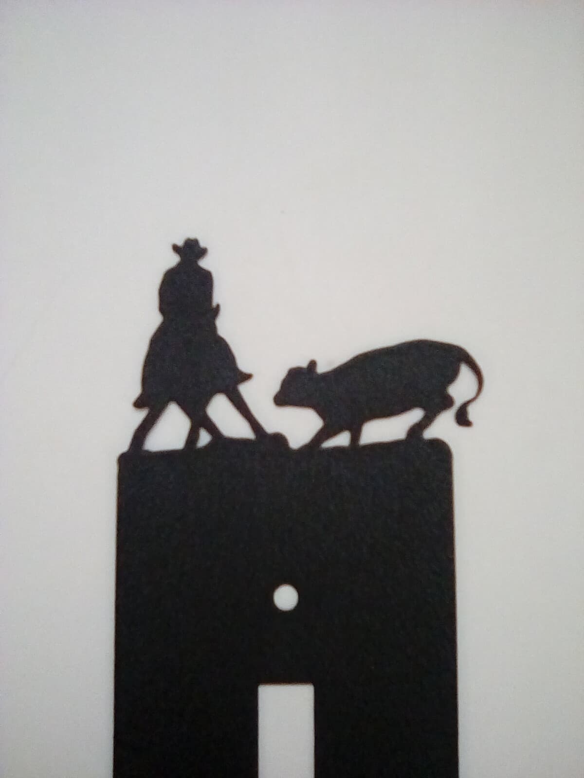 Single Switch Plate Cover Cowboy Horse Roundup Farm Cabin Ranch Lodge Rustic New - Thumbnail 3