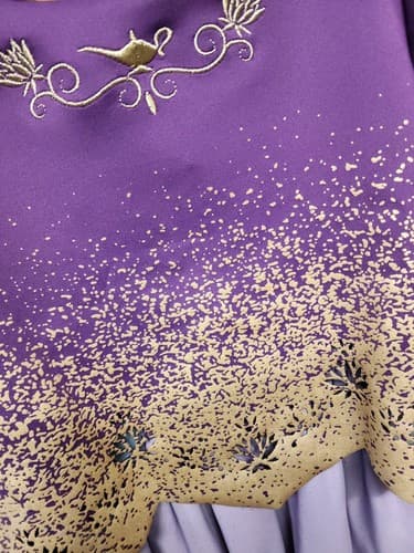 Girls' Disney Jasmine Dress - Purple Size 13- Disney Store - Thumbnail 3