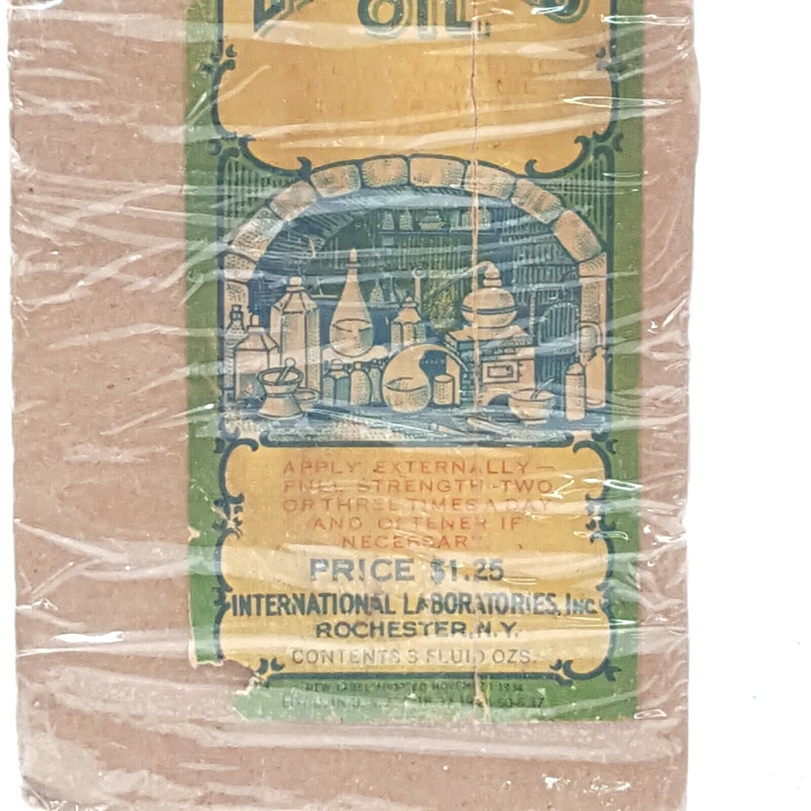 Antique Vintage Moone's Emerald Oil Bottle Contents Moone's Antiseptic Deodorant - Thumbnail 10