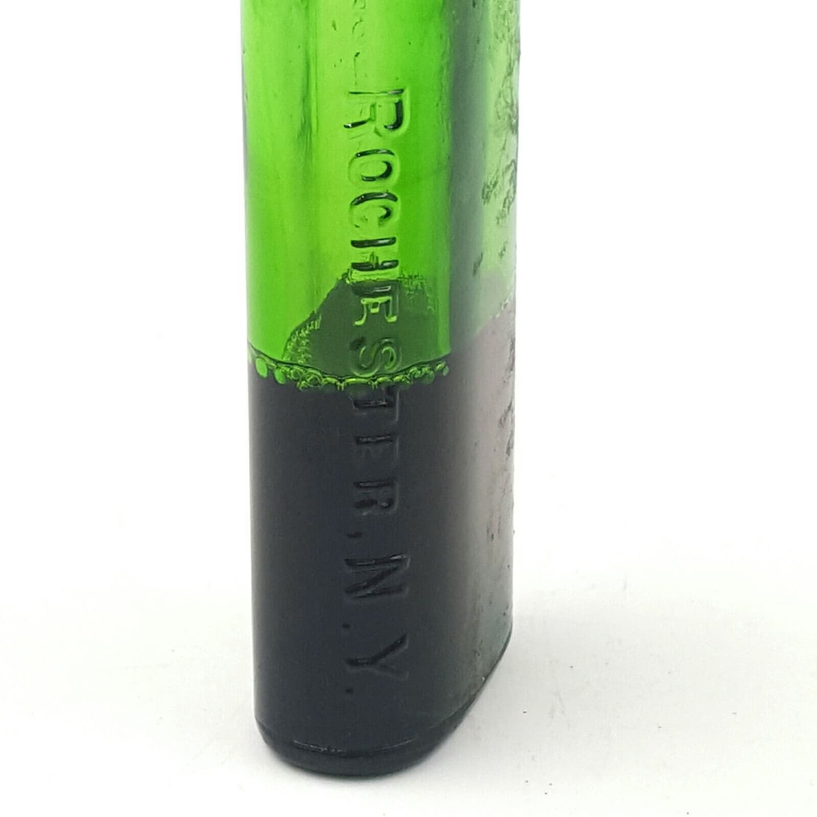 Antique Vintage Moone's Emerald Oil Bottle Contents Moone's Antiseptic Deodorant - Thumbnail 5