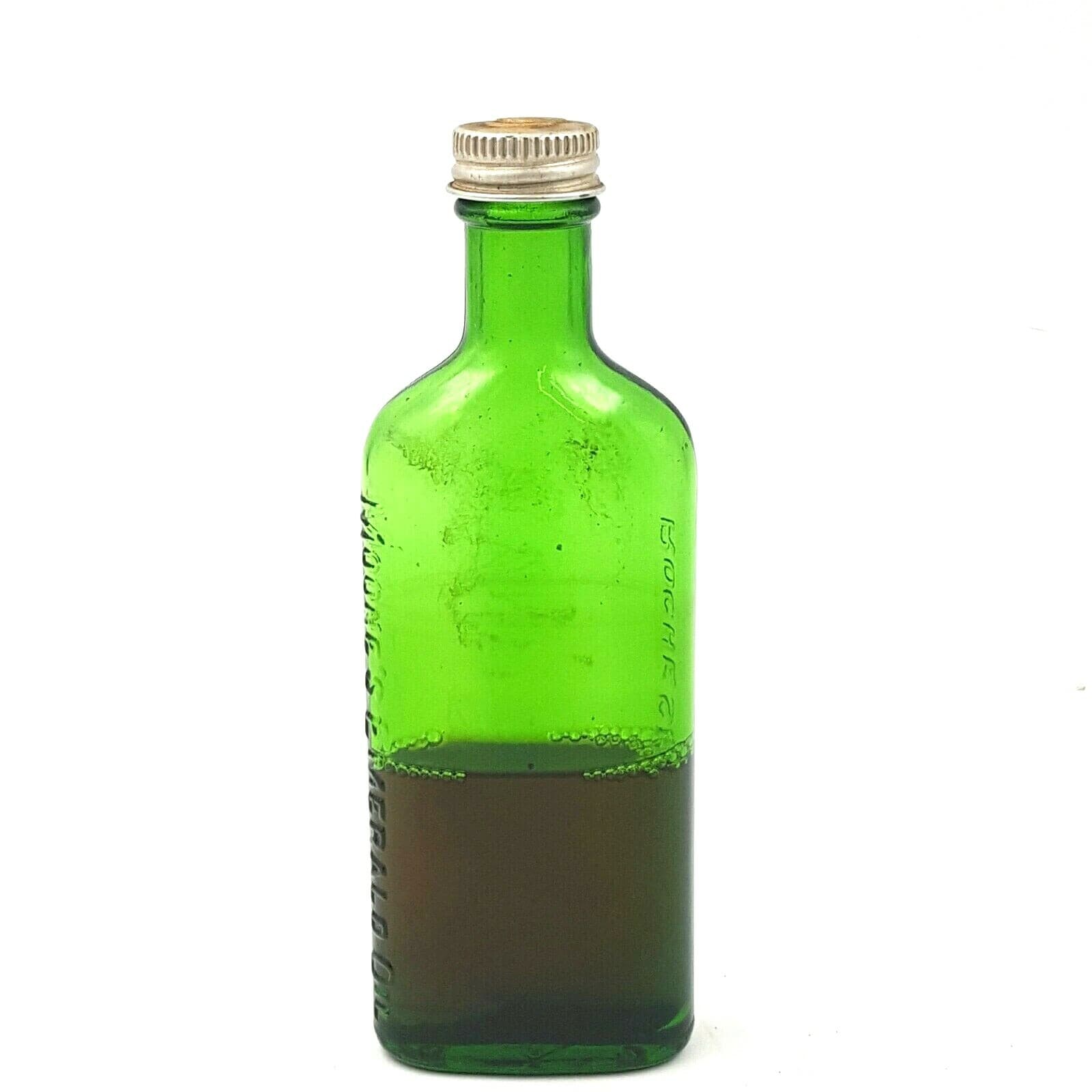 Antique Vintage Moone's Emerald Oil Bottle Contents Moone's Antiseptic Deodorant - Thumbnail 7
