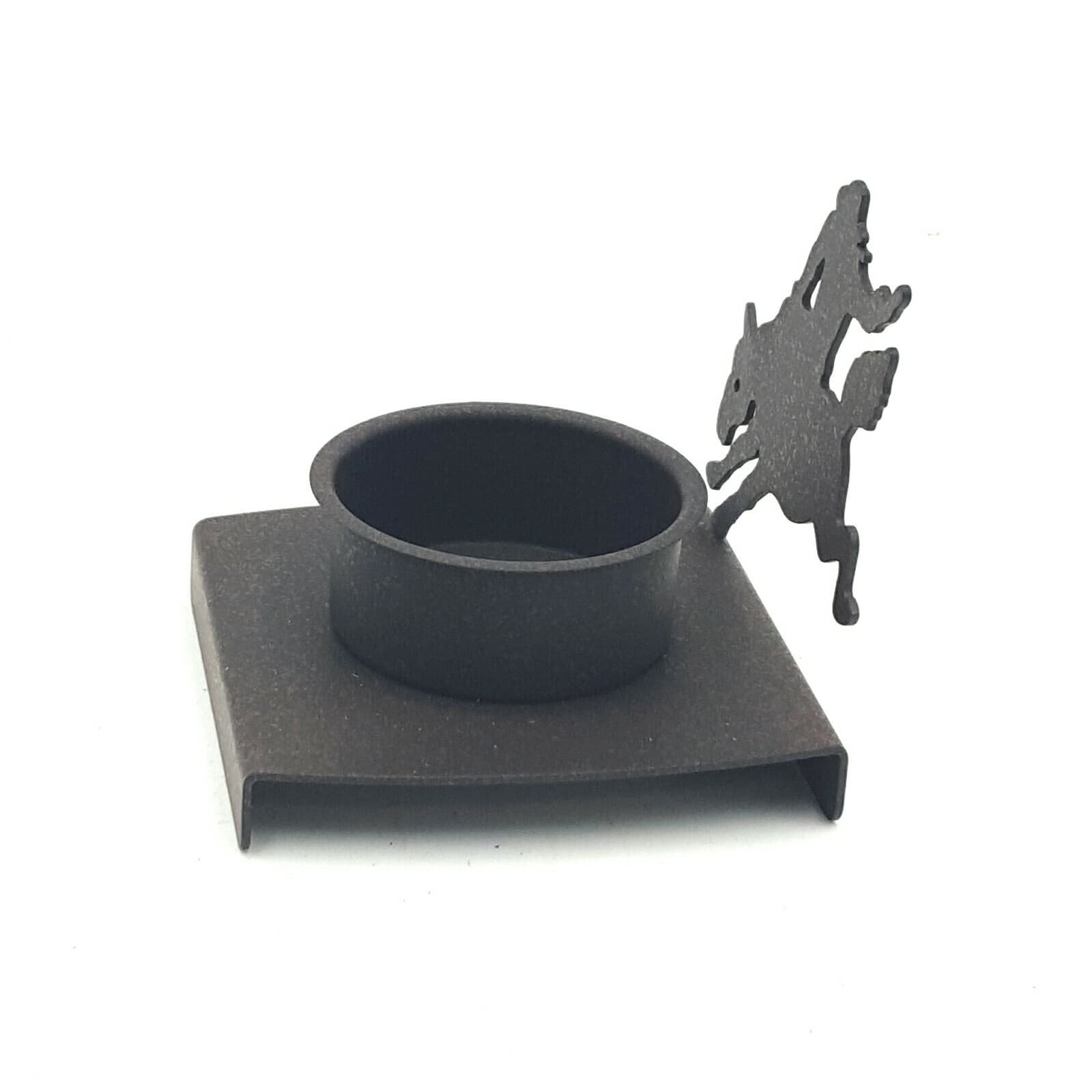 Bronco Tea Light Candle Holder Rustic Home Decor Rodeo Cowboys New Metal - Thumbnail 8