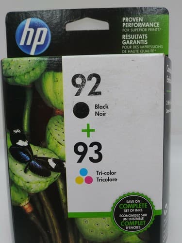 HP Original 92 Black + 93 Tri Color Ink Cartridge C9513FN Expired - Thumbnail 3