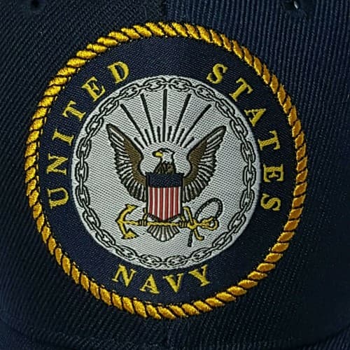 US Navy Baseball Ball Cap Hat Adjustable Navy Blue Black Flag Eagle Military C1 - Thumbnail 11