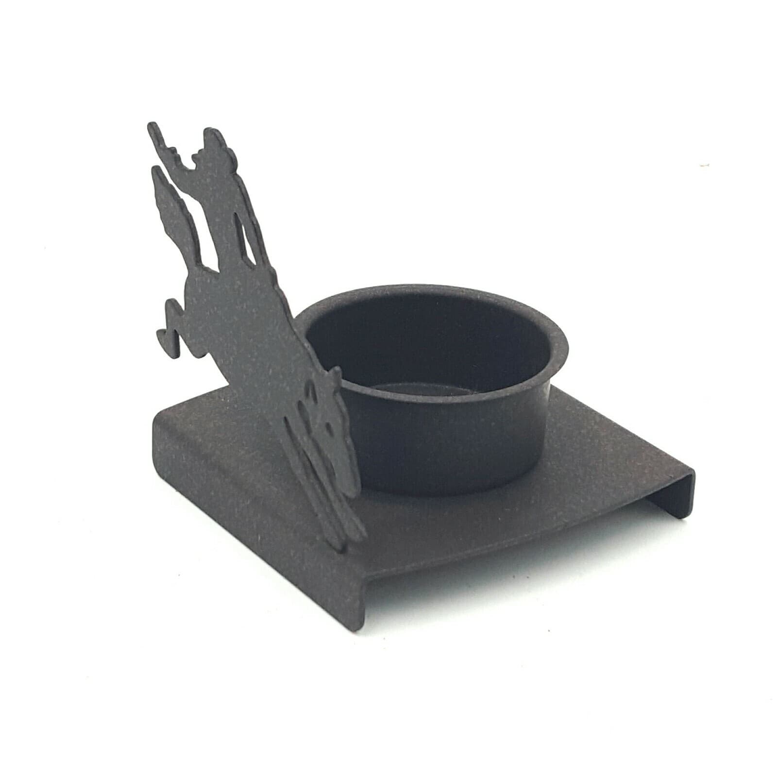 Bronco Tea Light Candle Holder Rustic Home Decor Rodeo Cowboys New Metal - Thumbnail 11
