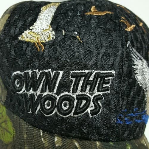 Hunters "Own The Woods" Hunting Ducks Camo Adjustable Baseball Cap Ball Hat C2 - Thumbnail 10