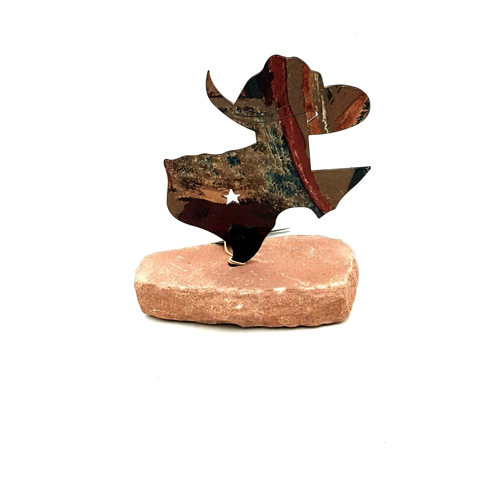 Lazart Texas Rock Metal Art Cowboy Collectors Series - Thumbnail 4
