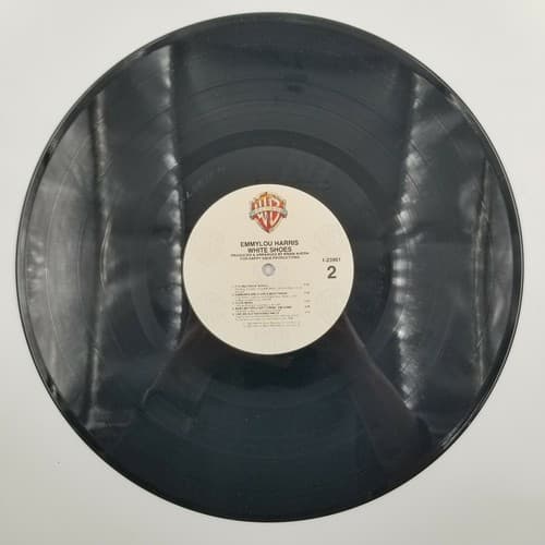 Emmylou Harris ‎White Shoes Vinyl Record LP 1983 Warner Brothers Drivin' Wheel - Thumbnail 9