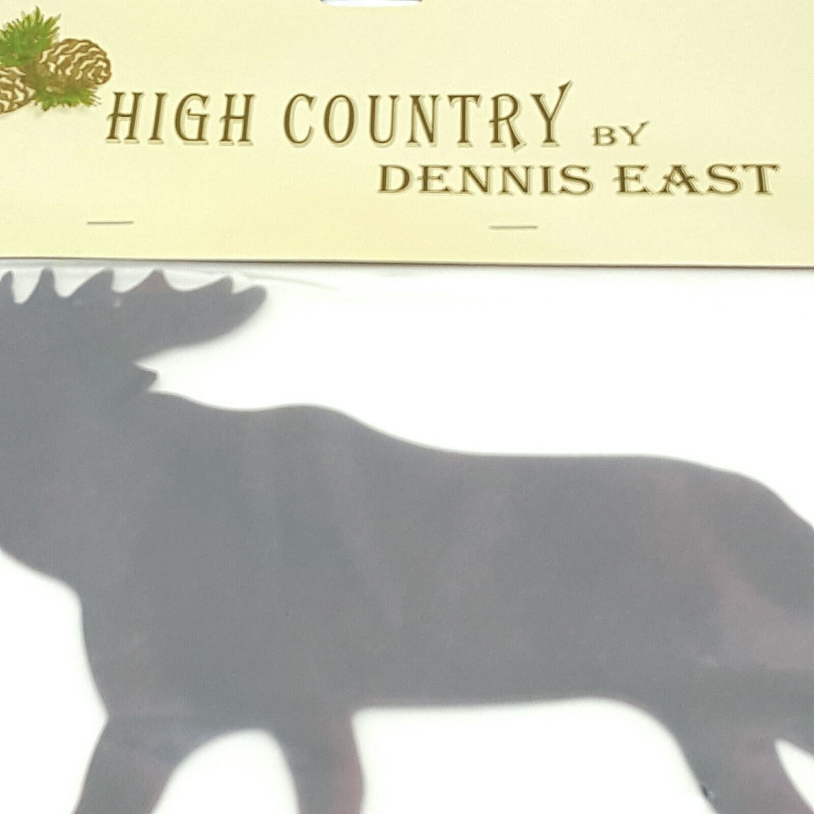 Moose Welcome Plaque Log Cabin Lodge Wilderness High Country Dennis East - Thumbnail 9