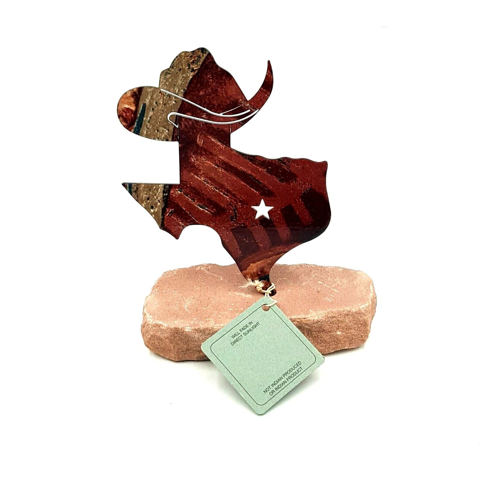 Lazart Texas Rock Metal Art Cowboy Collectors Series - Thumbnail 2