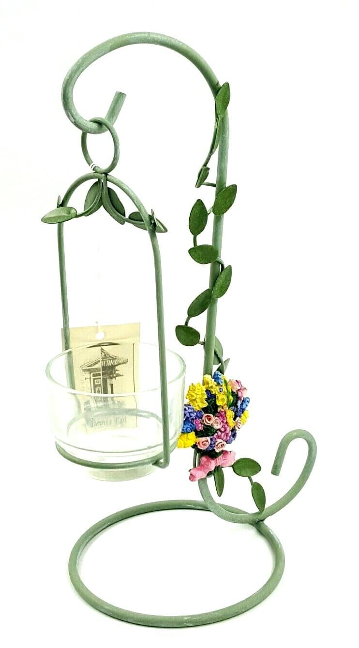 Hanging Votive Holder Garden Bouquet Dennis East Trellis Collection New Spring - Thumbnail 9