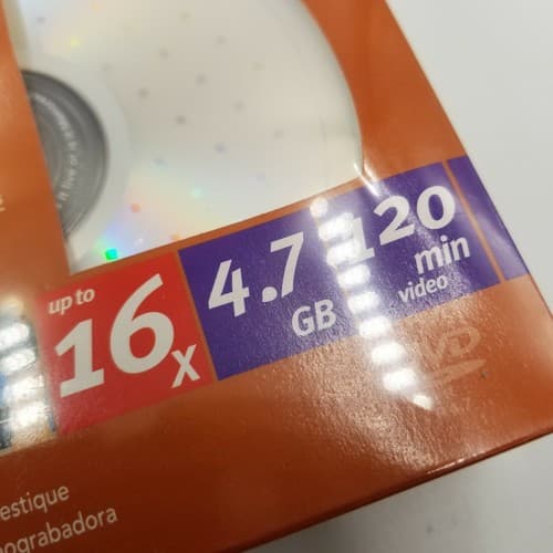 Memorex DVD-R 10 Pack 16X, 4.7GB 120 min Video with Jewel Cases Factory Sealed - Thumbnail 5