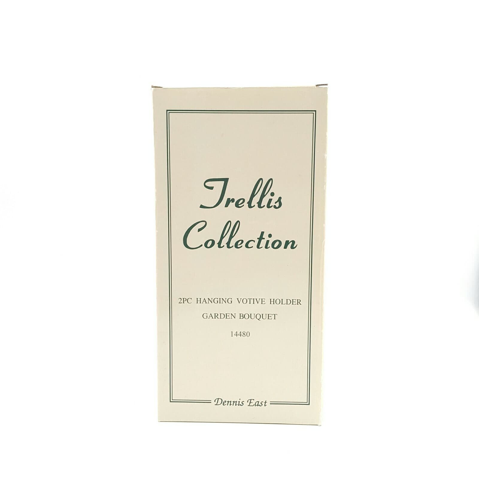 Hanging Votive Holder Garden Bouquet Dennis East Trellis Collection New Spring - Thumbnail 2