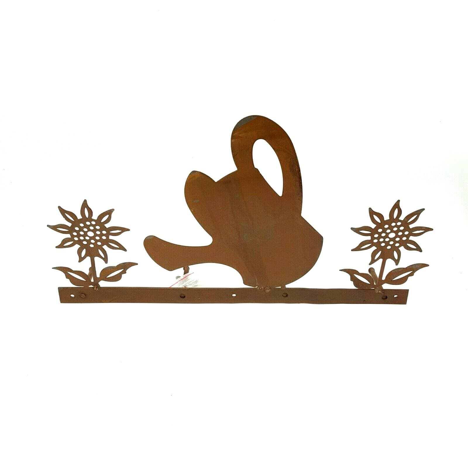 Watering Can Multi Hook Rack Summer Spring Outside Garden Sunflowers Flowers New - Thumbnail 2