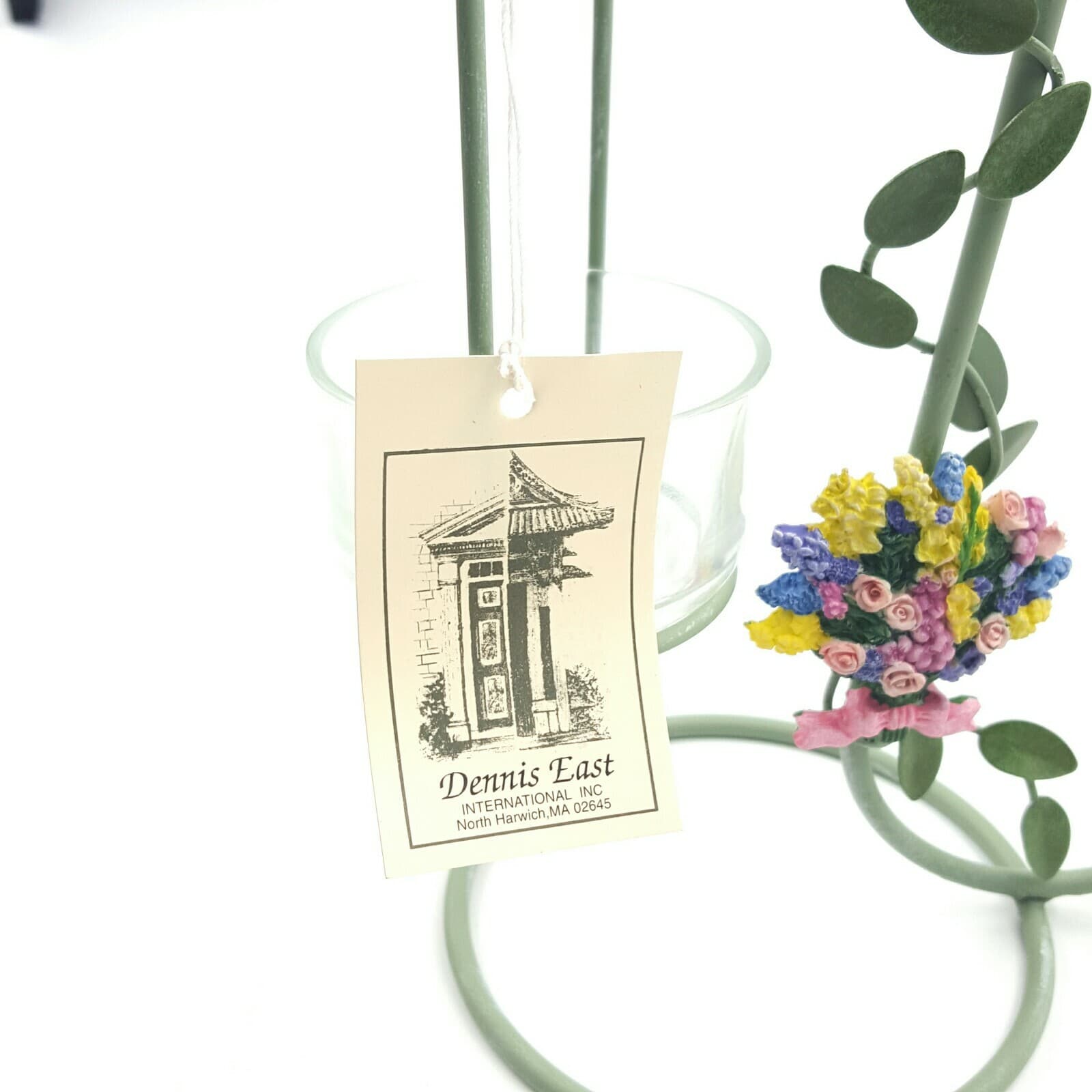 Hanging Votive Holder Garden Bouquet Dennis East Trellis Collection New Spring - Thumbnail 7
