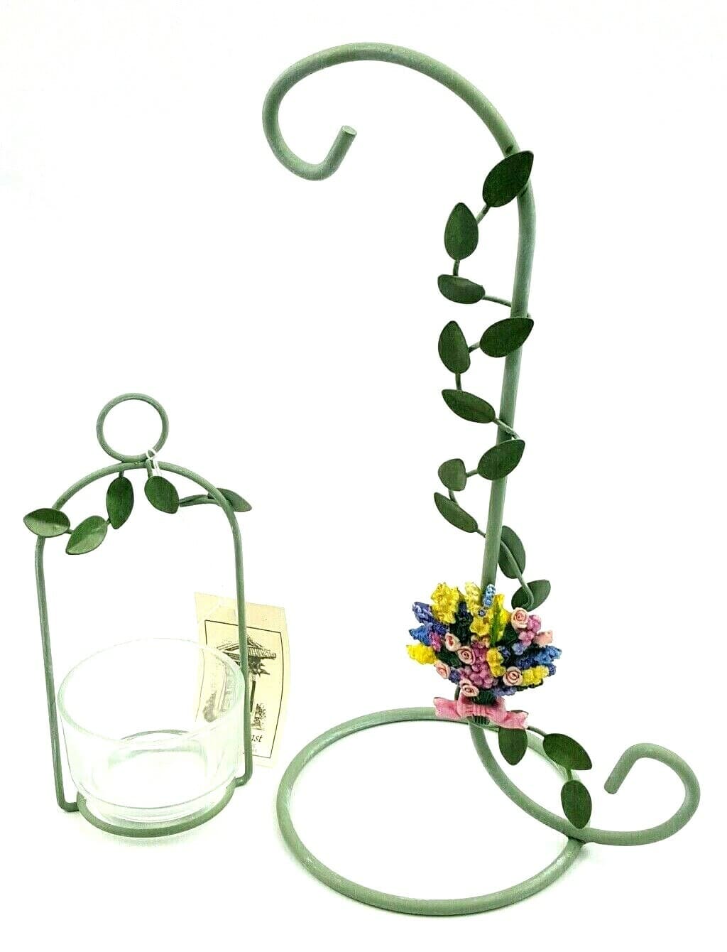 Hanging Votive Holder Garden Bouquet Dennis East Trellis Collection New Spring - Thumbnail 5