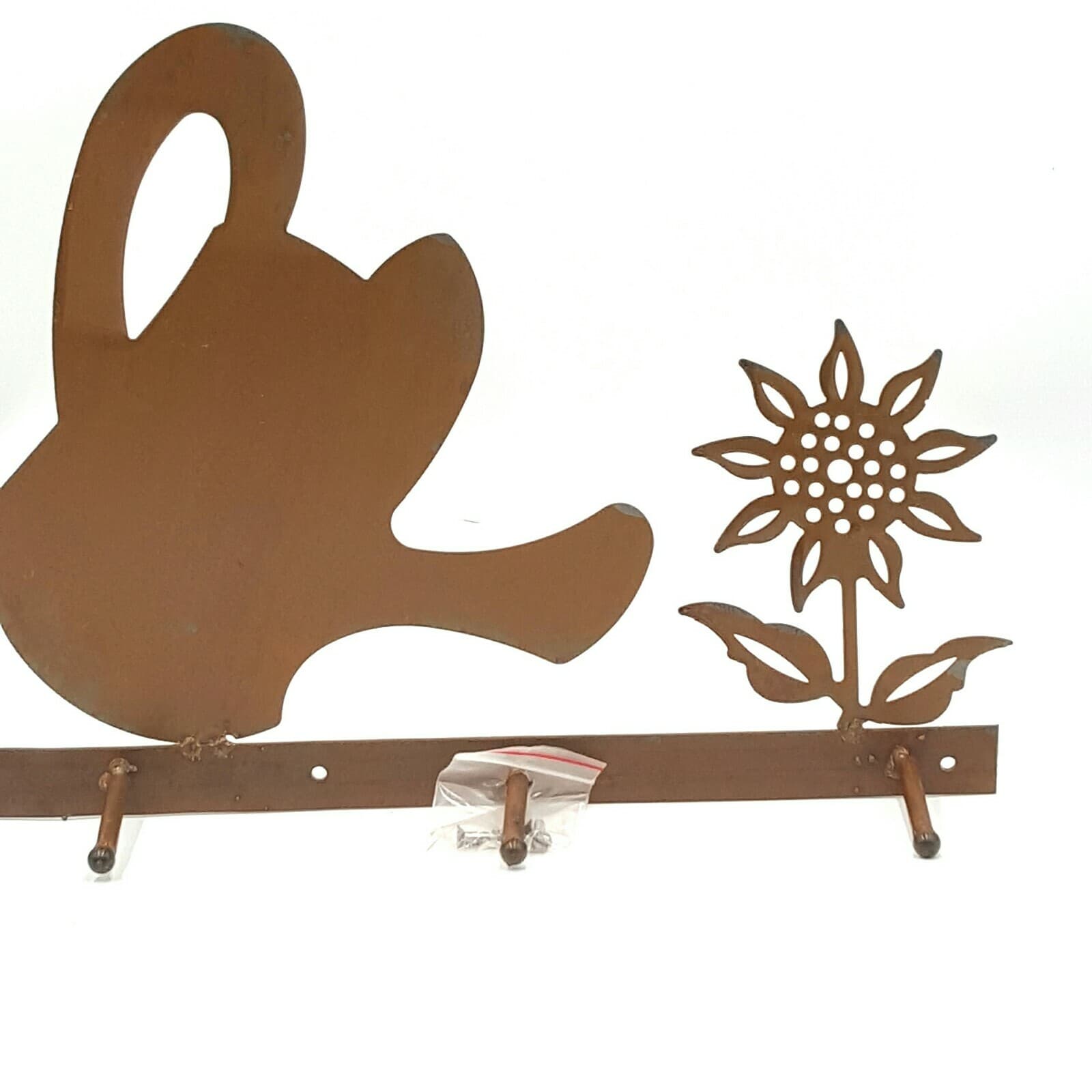 Watering Can Multi Hook Rack Summer Spring Outside Garden Sunflowers Flowers New - Thumbnail 5