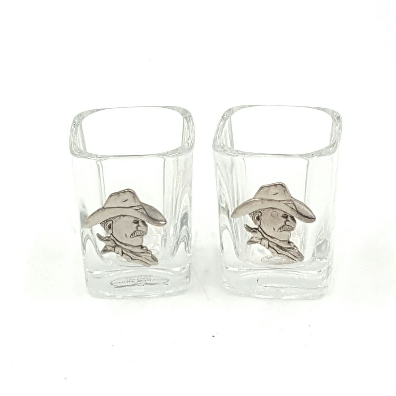 Cowboy Themed Shot Small Glasses Candle Holders Kitchen Dinning Western New - Thumbnail 2