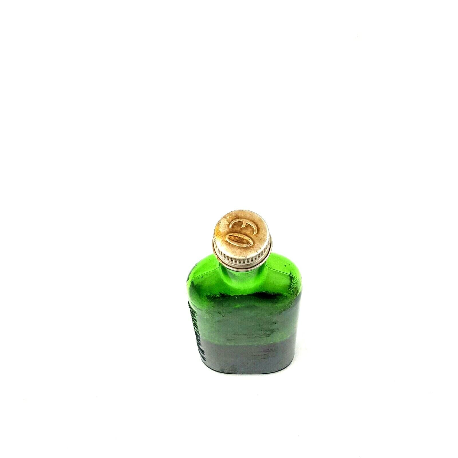Antique Vintage Moone's Emerald Oil Bottle Contents Moone's Antiseptic Deodorant - Thumbnail 3