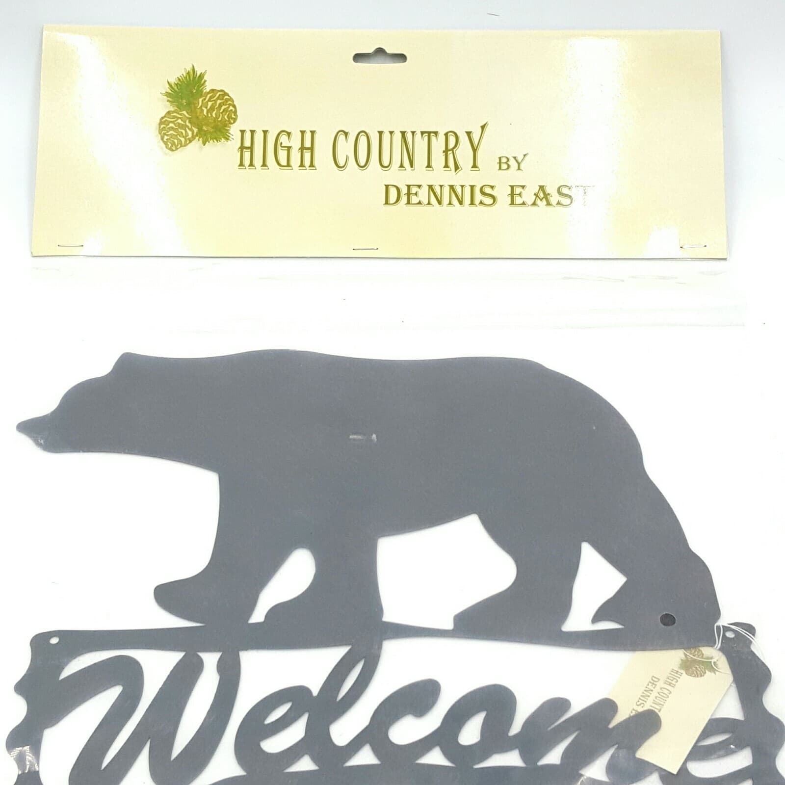 Bear Welcome Plaque Log Cabin Lodge Wilderness High Country Dennis East - Thumbnail 10