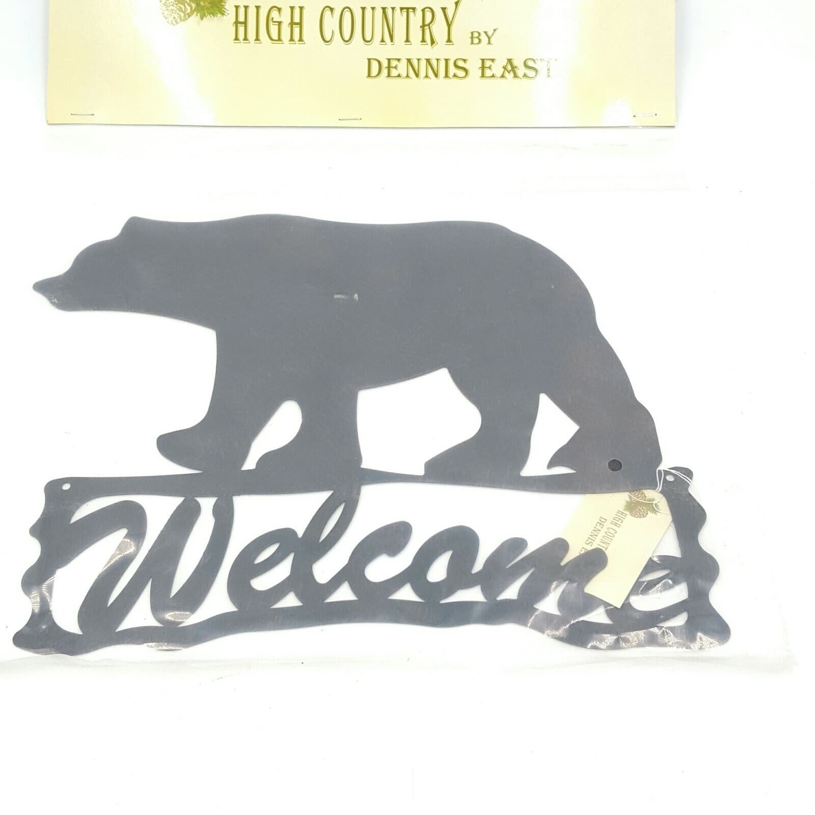 Bear Welcome Plaque Log Cabin Lodge Wilderness High Country Dennis East - Thumbnail 12