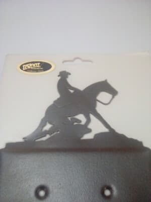 Horse Cowboy Double Light Switch Cover Plate Western Rustic Cabin Decor New - Thumbnail 3