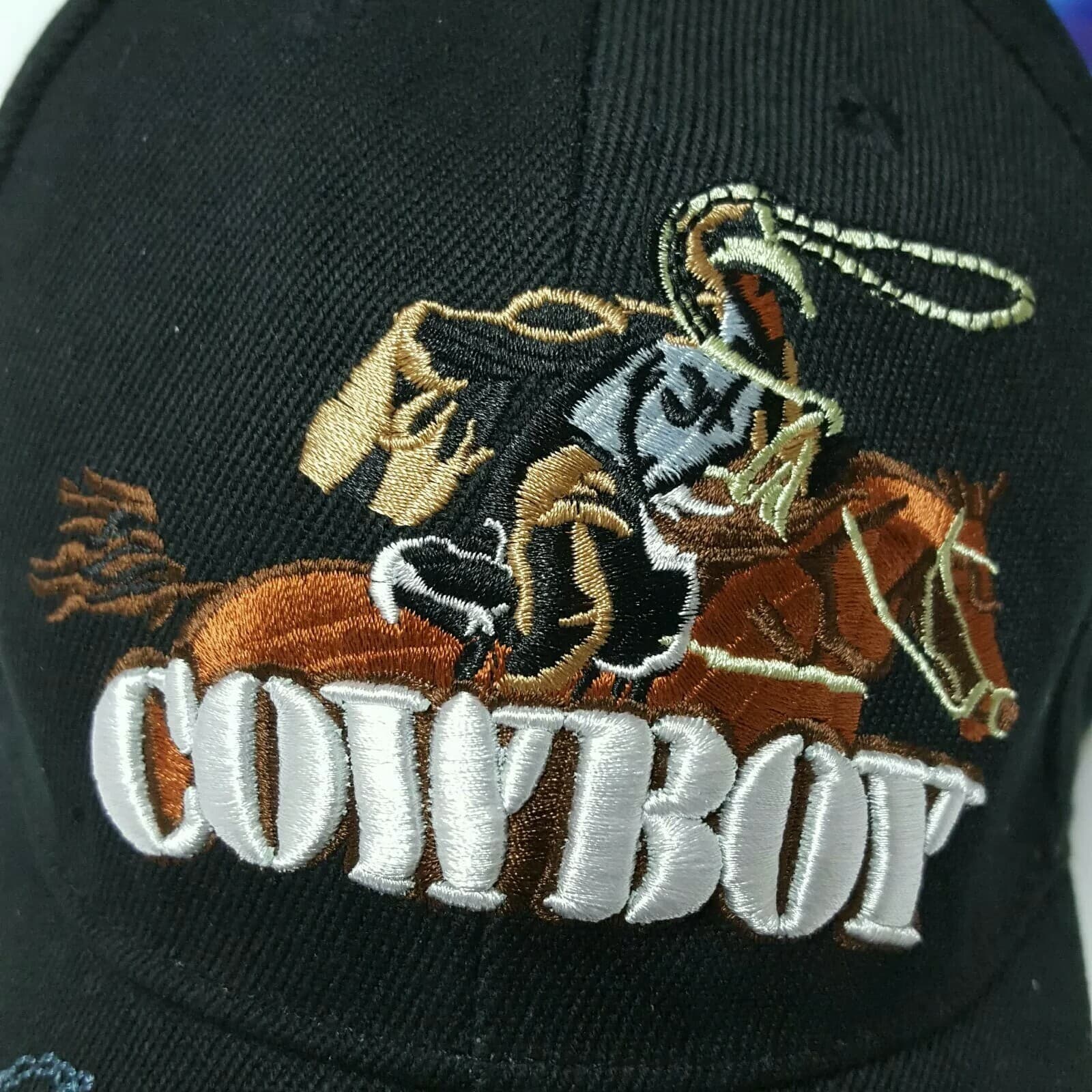 Cowboy Rodeo Native Pride Roper Ranch Horses Adjustable Baseball Cap Ball Hat C3 - Thumbnail 3