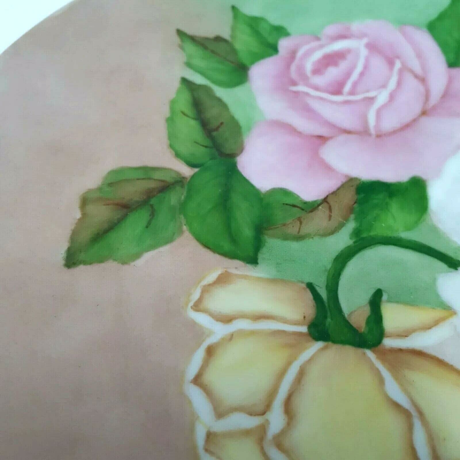 Porzellanfabrik Arzberg Bayern Collector Plate Flowers Roses Collectible 1953 C3 - Thumbnail 6