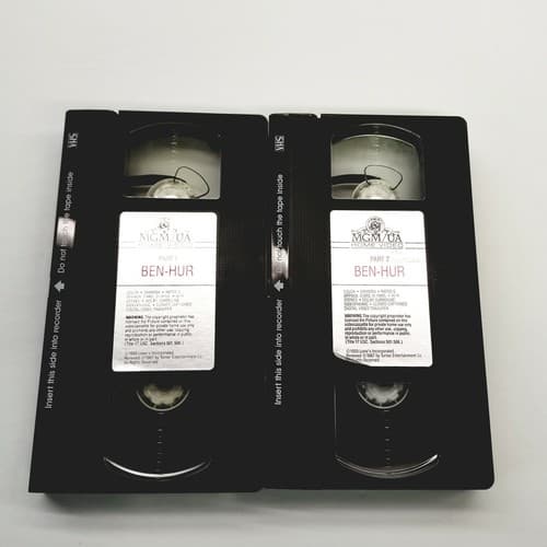 Ben Hur VHS Video Tape 2 Tape Set Charlton Heston MGM - Thumbnail 9