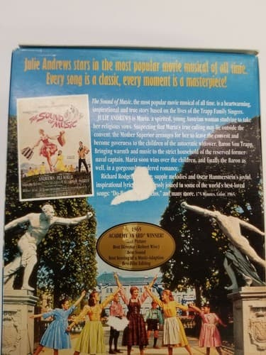 THE SOUND OF MUSIC Vhs Video Tape 1965 Julie Andrews Musical 1996 Golden Anniv - Thumbnail 4