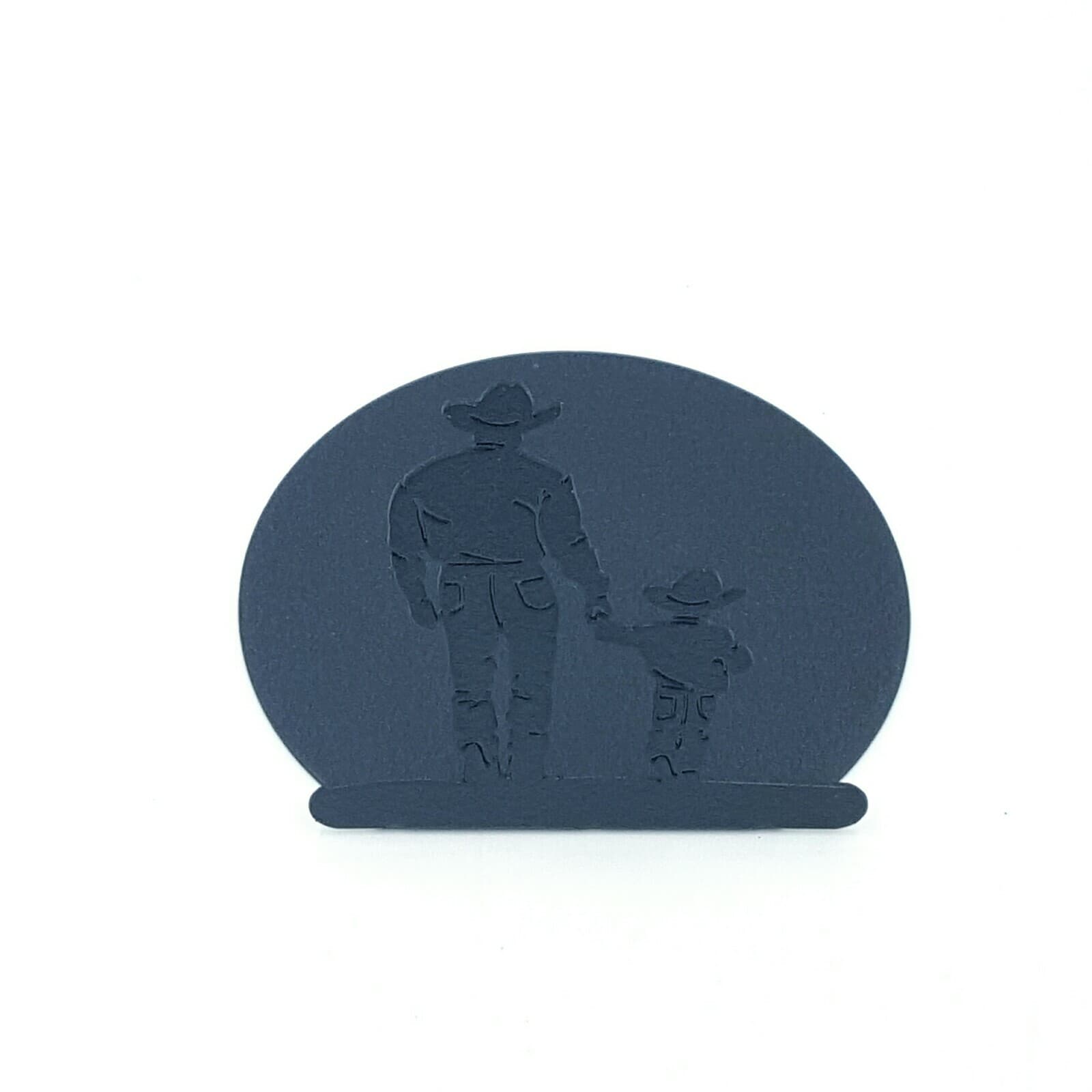 Gift Rustic Decor Father Son Candle Holder Cowboys Love Memories - Thumbnail 5