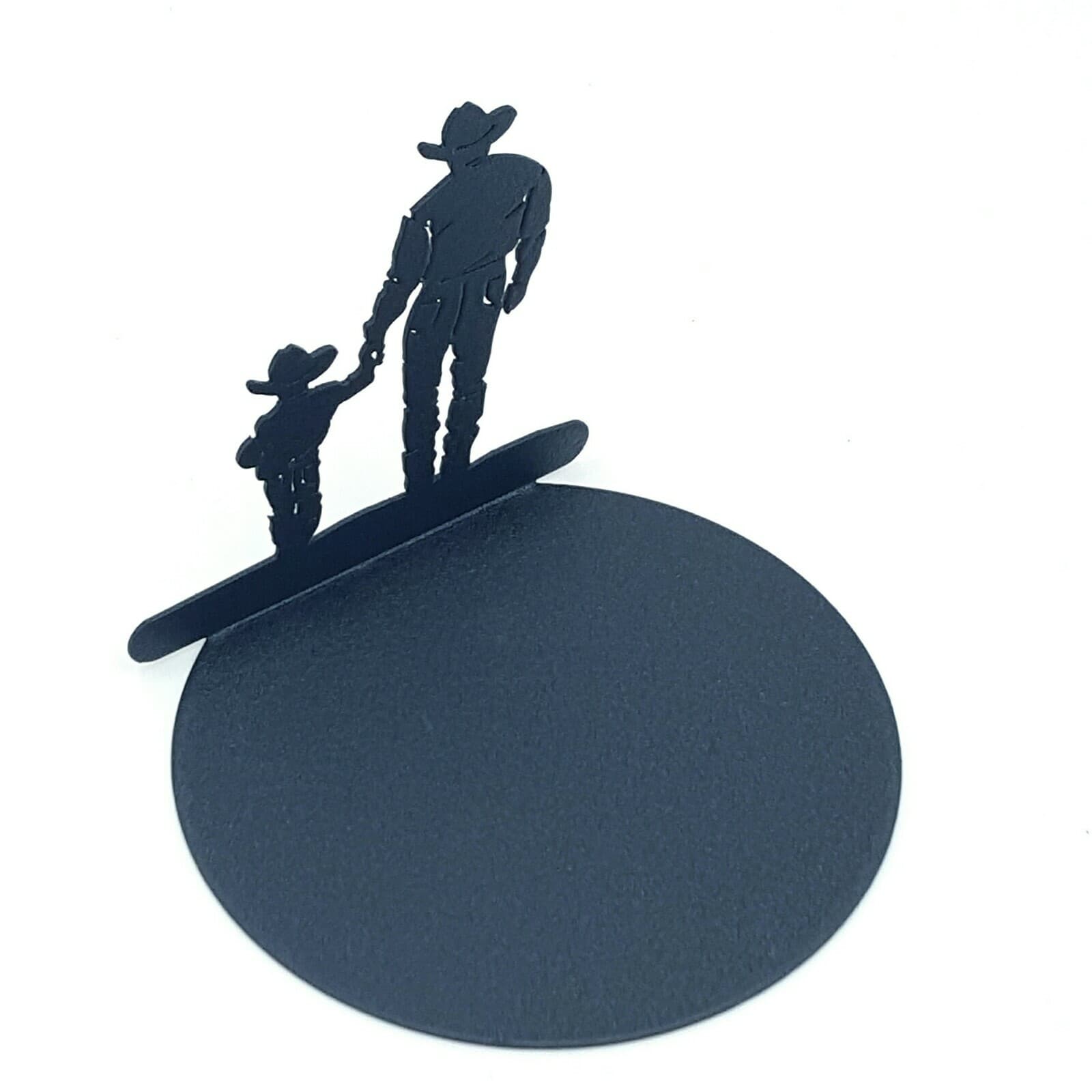 Gift Rustic Decor Father Son Candle Holder Cowboys Love Memories - Thumbnail 7