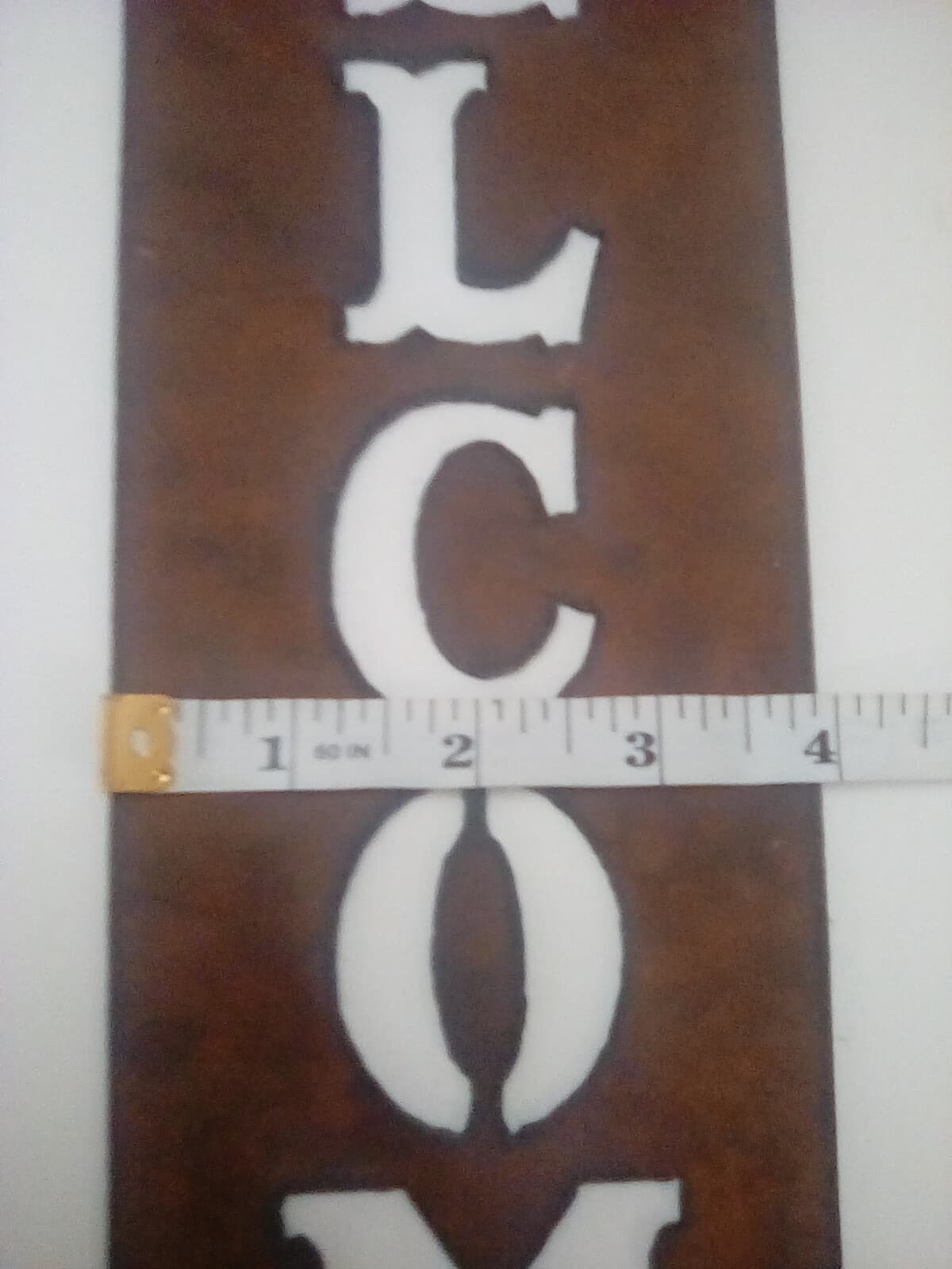 Dog Animal Welcome Sign Metal Brown Wall Porch Decor Western Rustic Collie? - Thumbnail 9