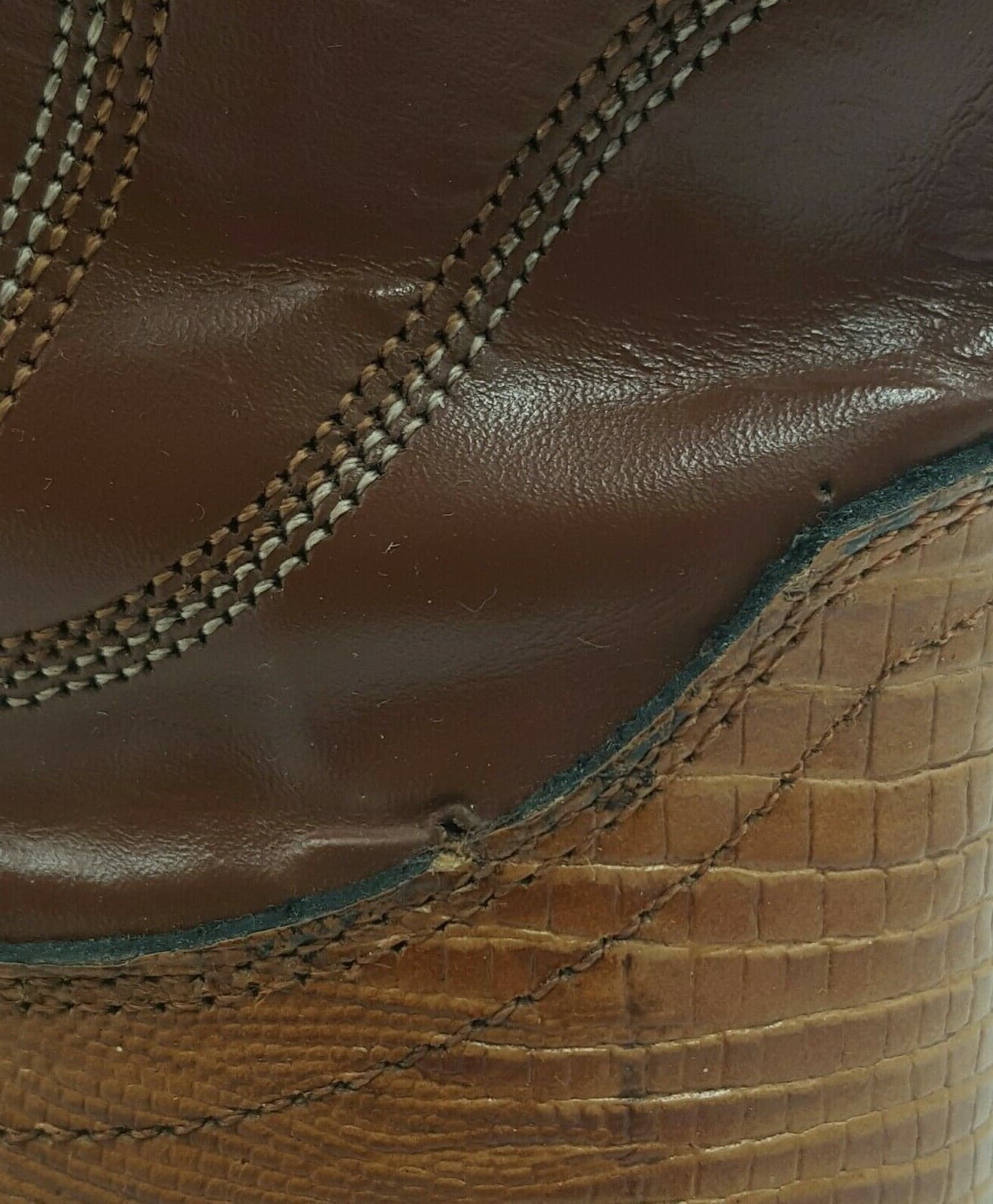 Sedona Men's Boot's With Bag 10 1/2 M Leather Sole Made In Mexico 3858460 555 - Thumbnail 10