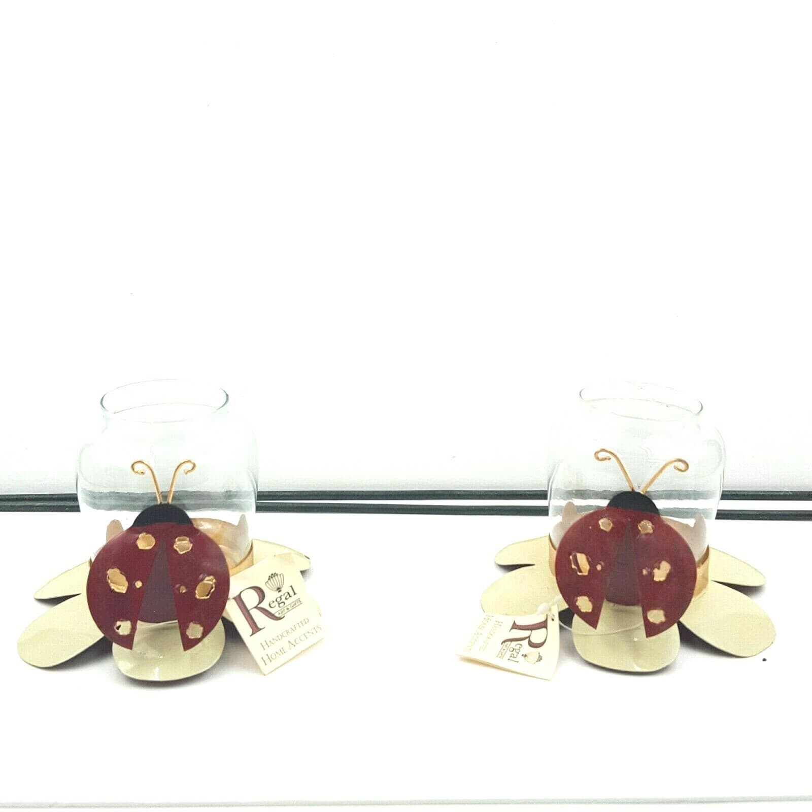 Ladybug Garden Light Regal Art & Gifts Handcrafted Home Accents Yard Indonesia - Thumbnail 2