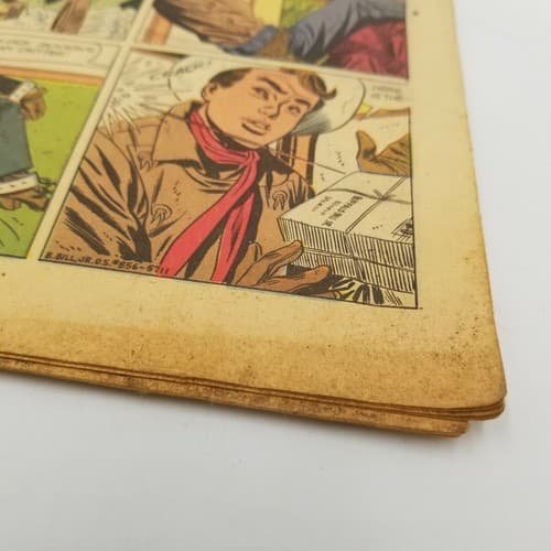 Vintage Buffalo Bill Jr. Comic Book (3) Lot Bundle 1958 DELL No. 865, 742 Renega - Thumbnail 4