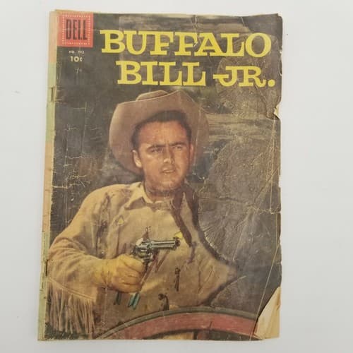 Vintage Buffalo Bill Jr. Comic Book (3) Lot Bundle 1958 DELL No. 865, 742 Renega - Thumbnail 5